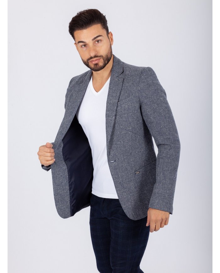 BLAZER SMK HIDDEN MARINE