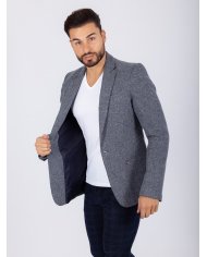 BLAZER SMK HIDDEN MARINE