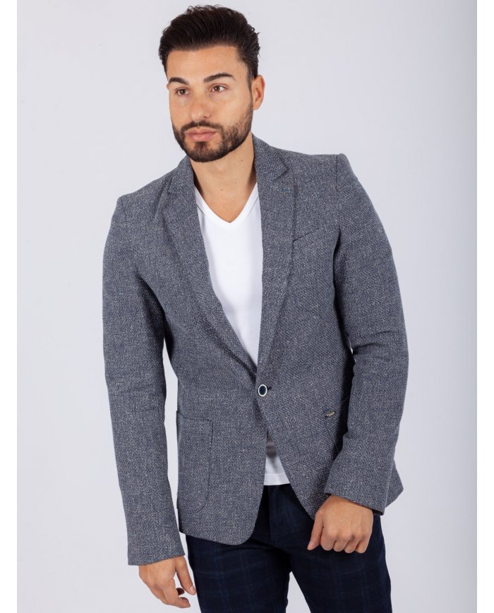 BLAZER SMK HIDDEN MARINE