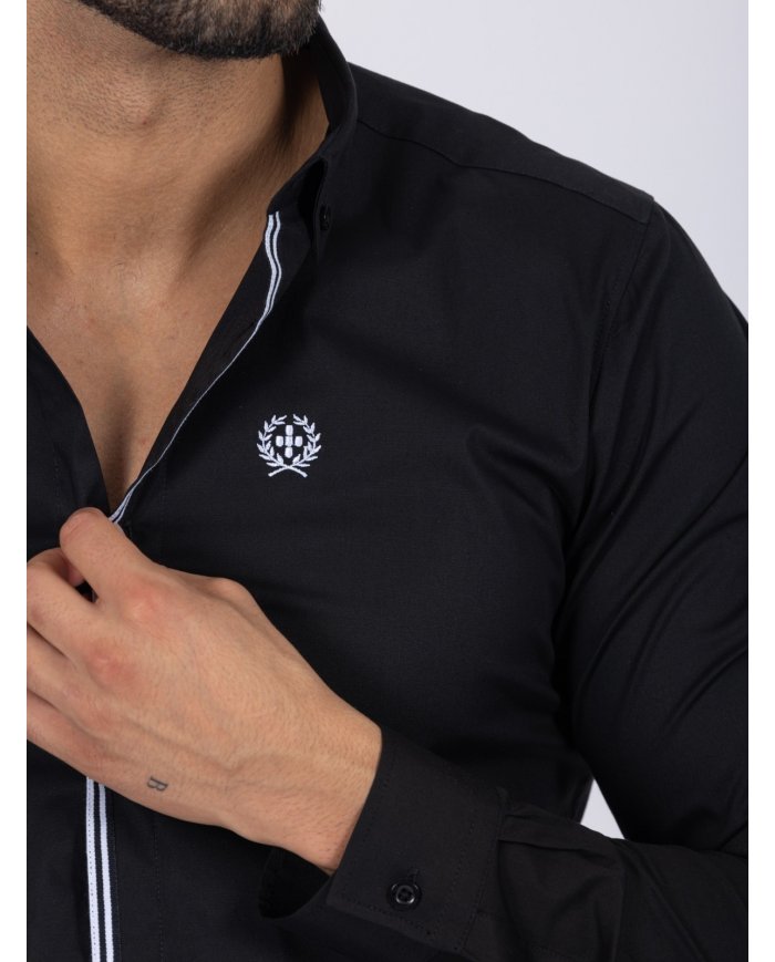 SHIRT SMK BLACK WHITE