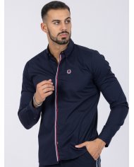 CAMISA SMK AZUL COM CHAPA