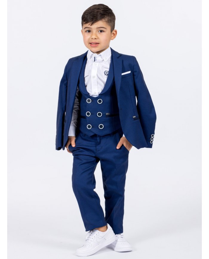 BLAZER SMKIDS WHITE SCARF