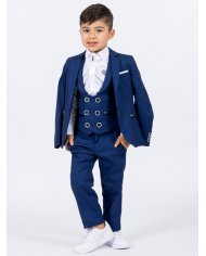 BLAZER SMKIDS WHITE SCARF