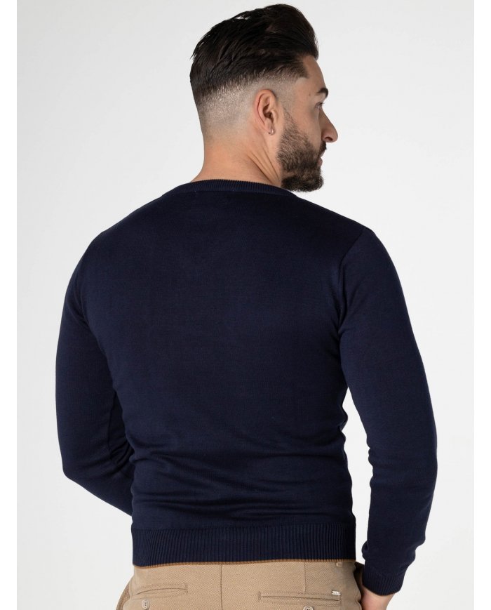 CAMISOLA SMK MARINHO CHAPA CAMEL