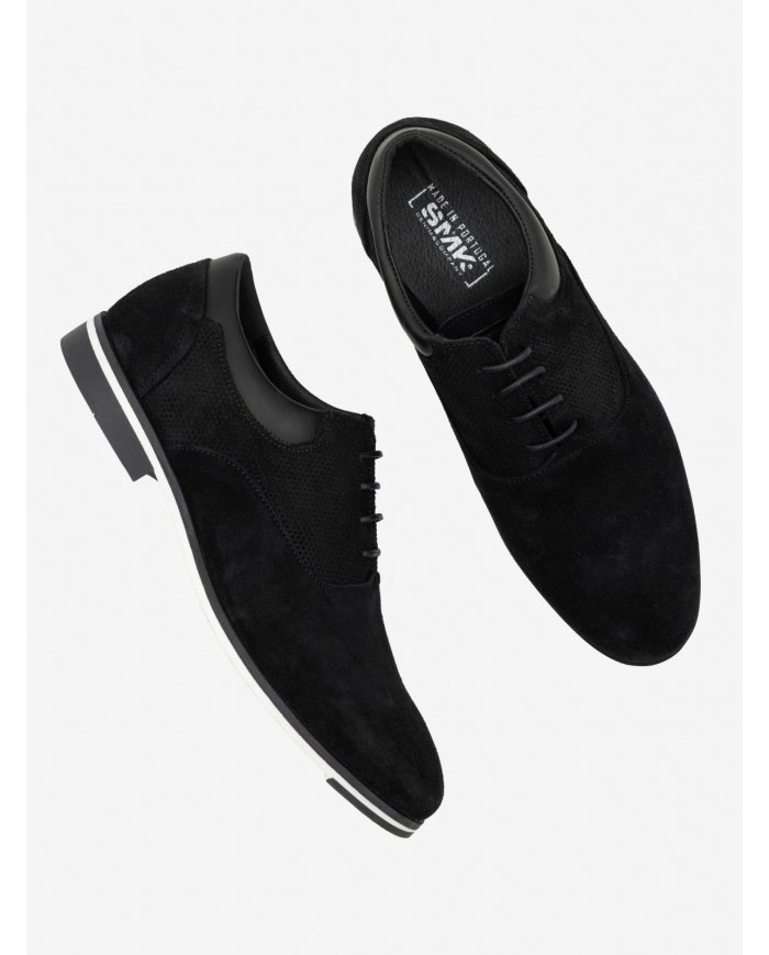SAPATO SMK CAMURÇA PRETO