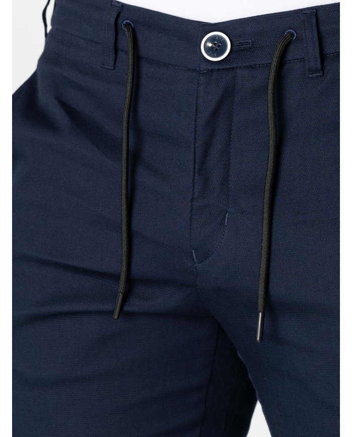 CALÇA SMK COM CORDÃO MARINHO
