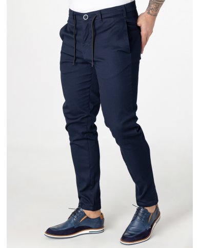 CALÇA SMK COM CORDÃO MARINHO