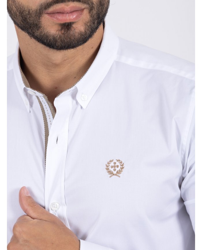 CAMISA SMK K46 BEGE