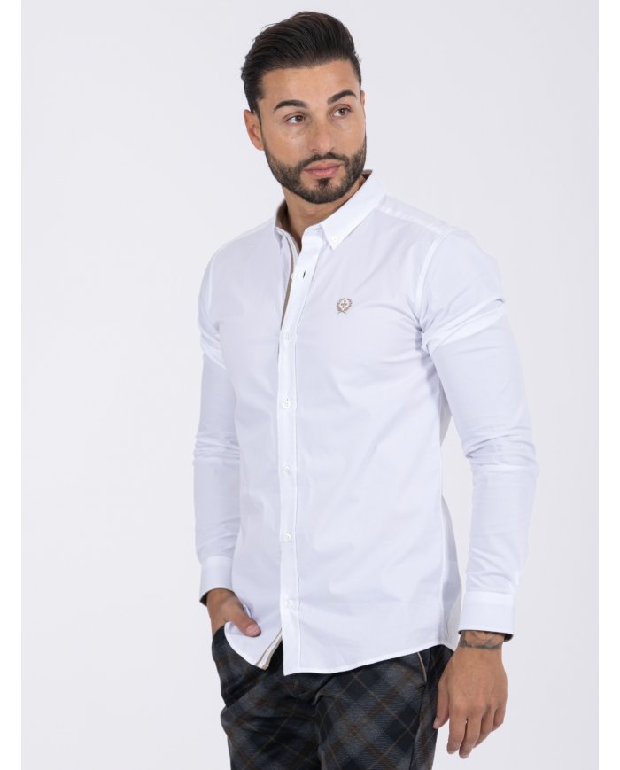 CAMISA SMK K46 BEGE