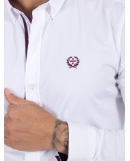 CAMISA SMK K46 BORDEAUX