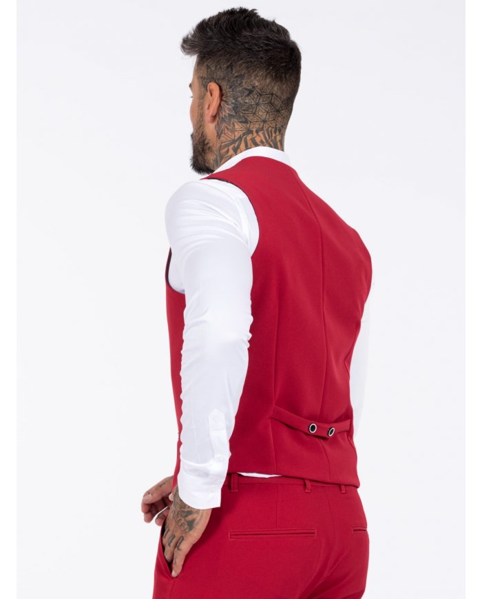 COLETE SMK VERMELHO VIVO