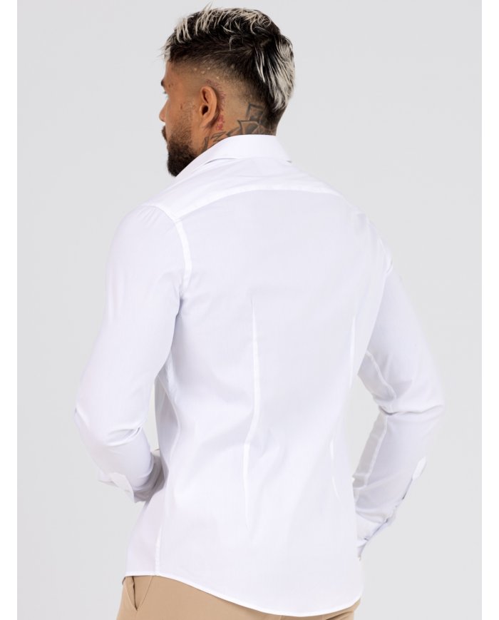 CAMISA SMK BRANCO COM CHAPA