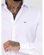 CAMISA SMK BRANCO COM CHAPA