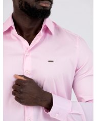 CAMISA SMK ROSA COM CHAPA