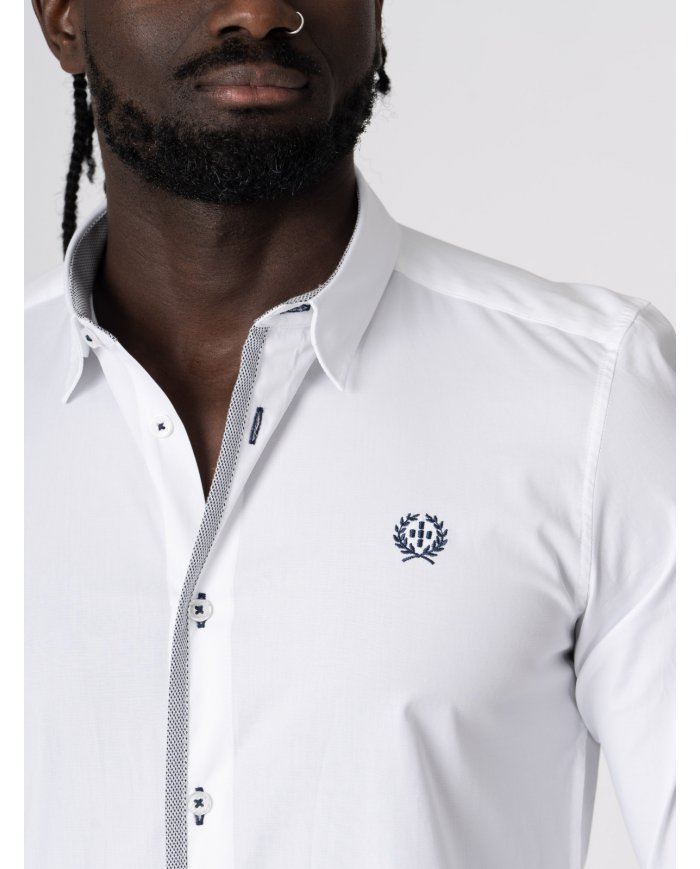 CAMISA SMK BRANCA AZUL