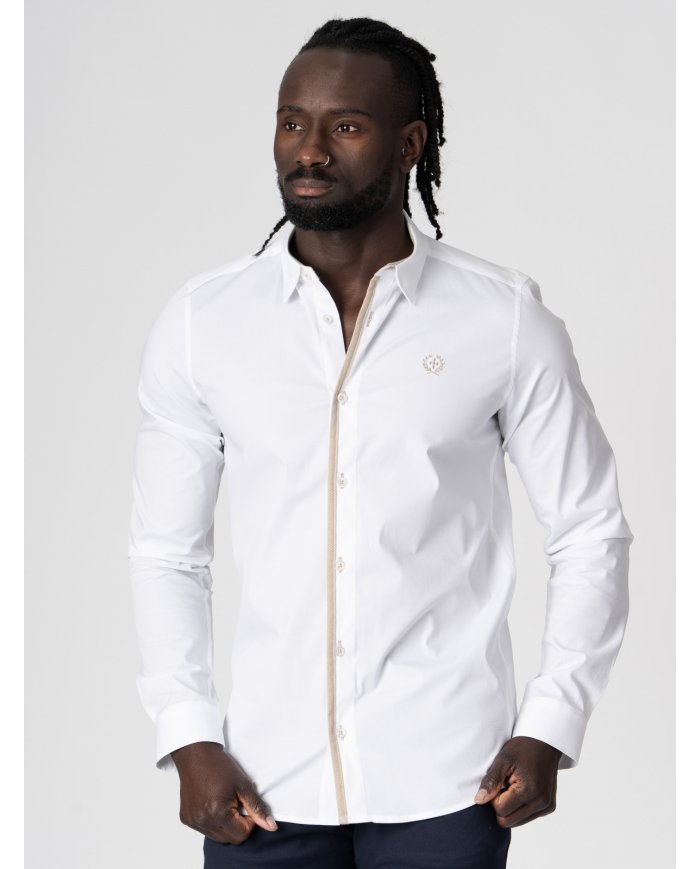 CAMISA SMK BRANCA BEGE