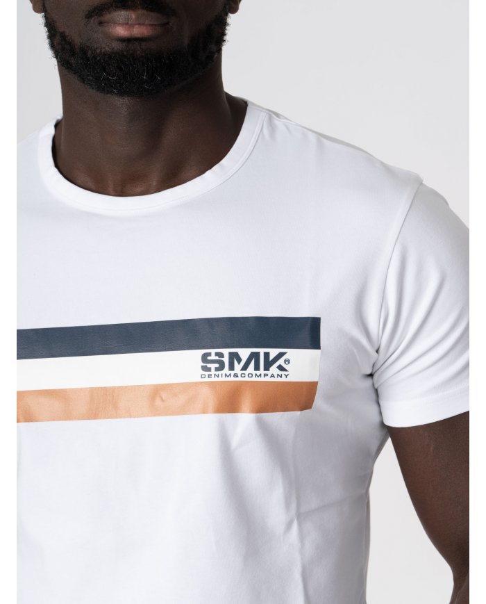 T-SHIRT SMK RISCA CAMEL