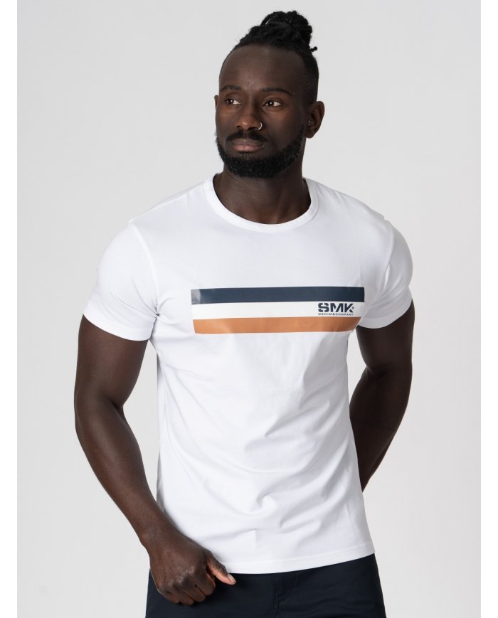 T-SHIRT SMK RISCA CAMEL
