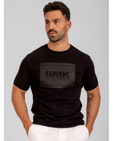 T-SHIRT SMK LOGO PRETO