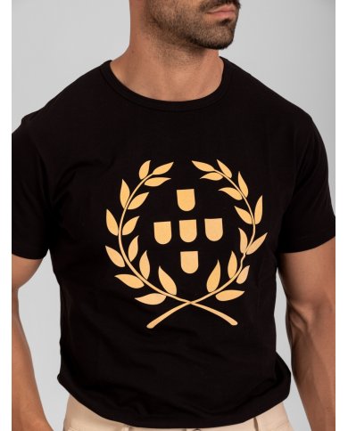 T-SHIRT SMK ESPIGAS DOURADA