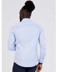 CAMISA SMK AZUL COM CHAPA