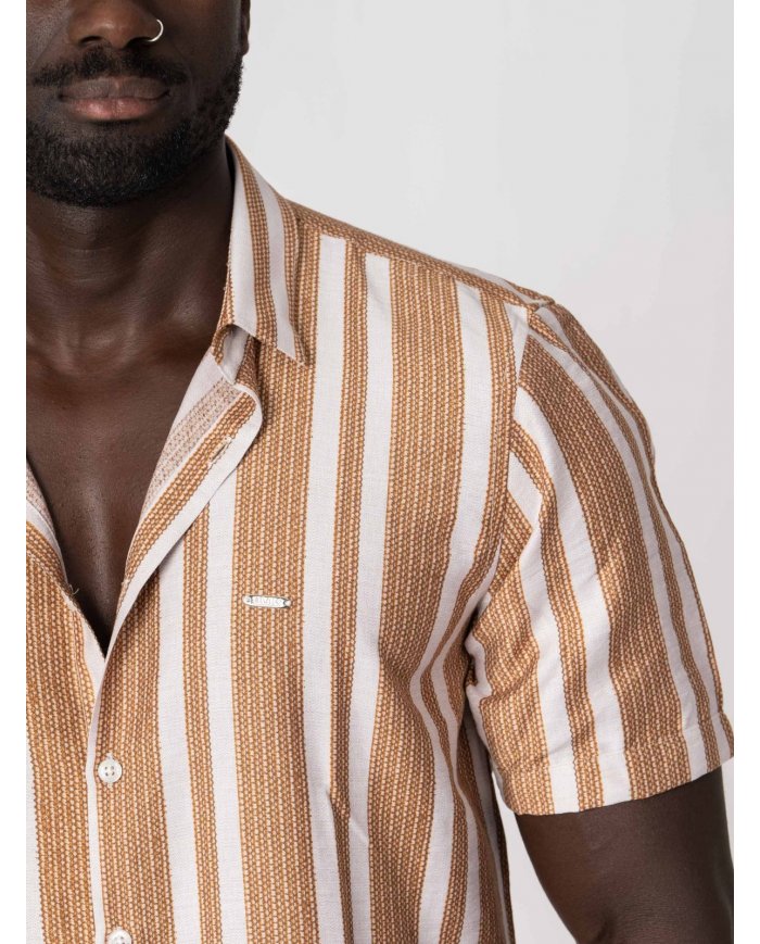 CAMISA SMK RISCA CAMEL