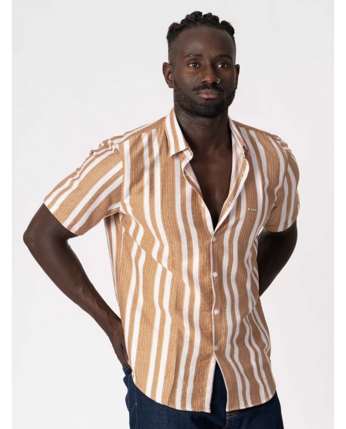 CAMISA SMK RISCA CAMEL