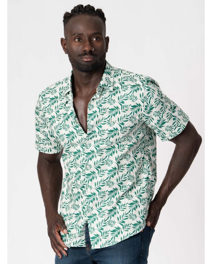 CAMISA SMK FLOR VERDE