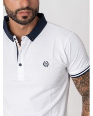 POLO SMK BRANCO MARINHO