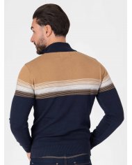 CAMISOLA SMK MARINHO CAMEL