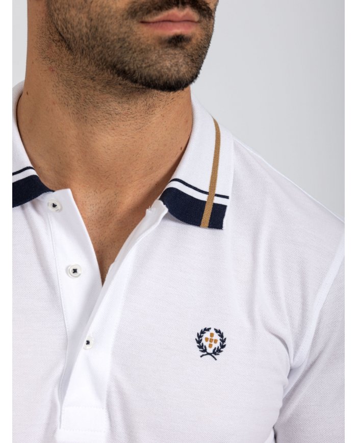 POLO SMK BRANCO GOLA M