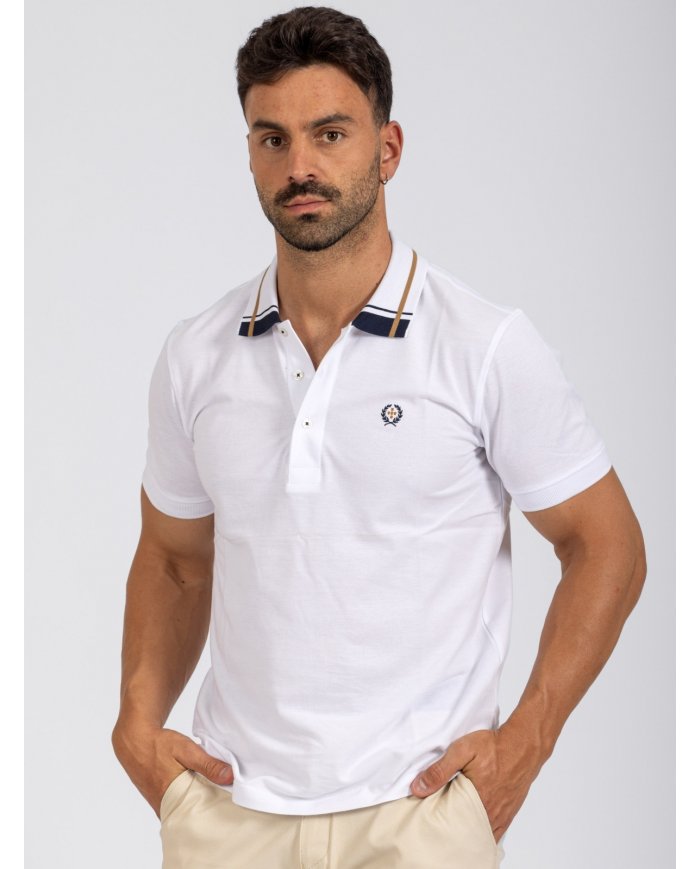 POLO SMK BRANCO GOLA M