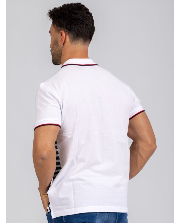 POLO SMK BRANCO RISCAS