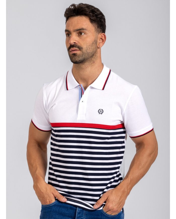 POLO SMK BRANCO RISCAS