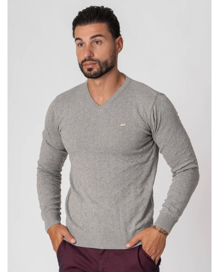 CAMISOLA SMK V CINZA