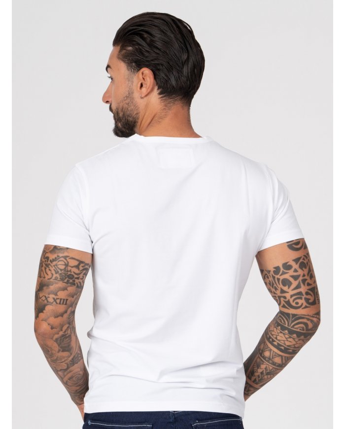 T-SHIRT SMK LOGO MARINHO