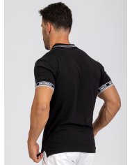 POLO SMK PRETO BRANCO
