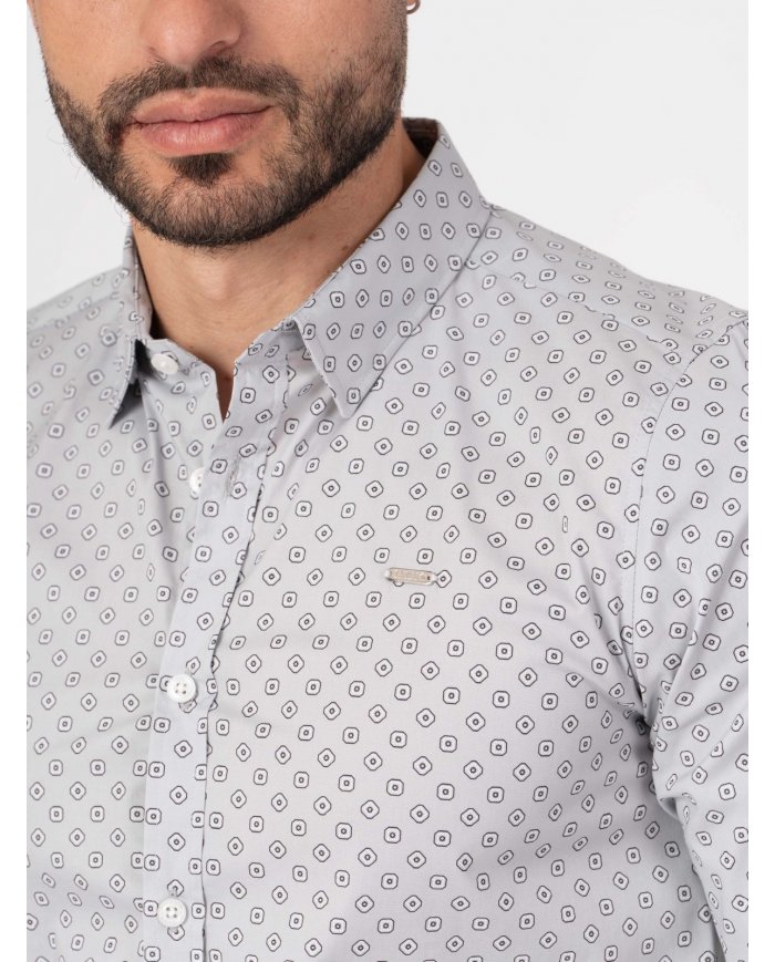 CAMISA SMK PADRAO CINZA