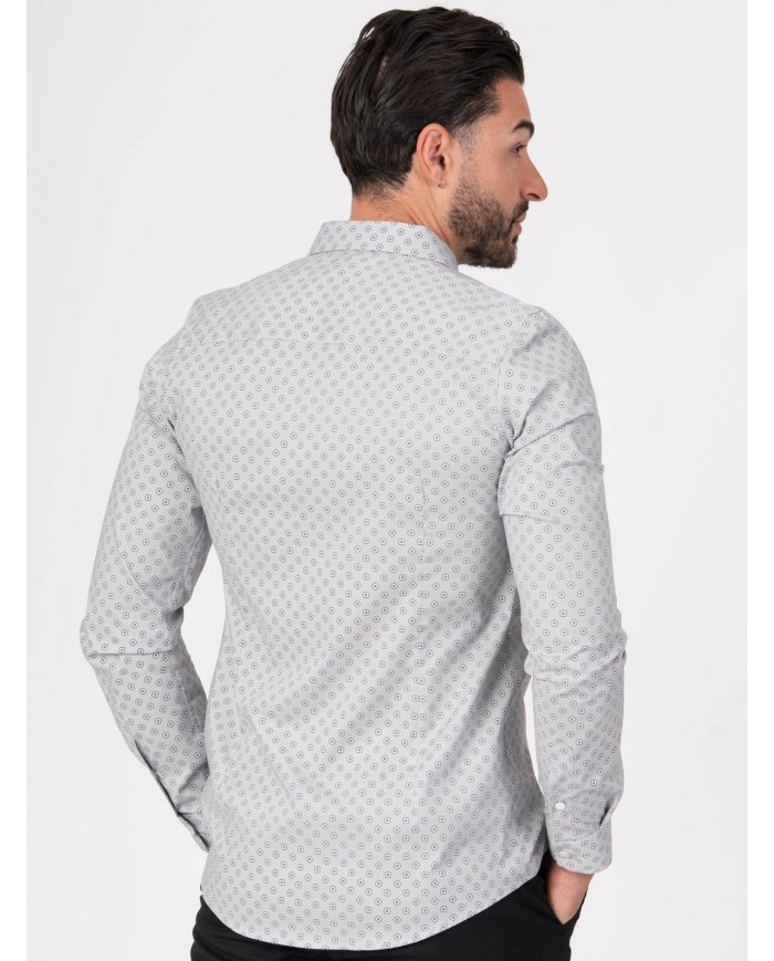CAMISA SMK PADRAO CINZA
