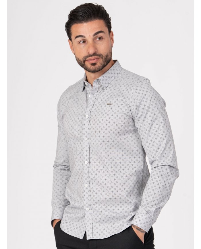 CAMISA SMK PADRAO CINZA