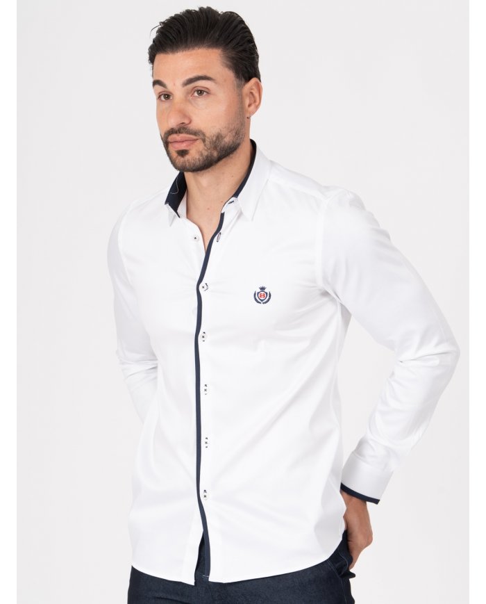 CAMISA SMK BORDADO K46 MARINHO