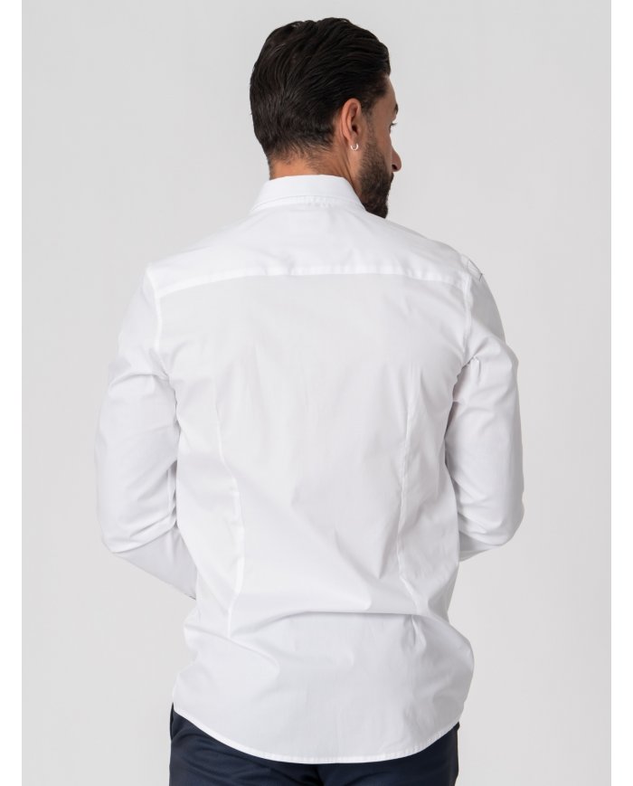 CAMISA SMK BRANCA VERDE AGUA