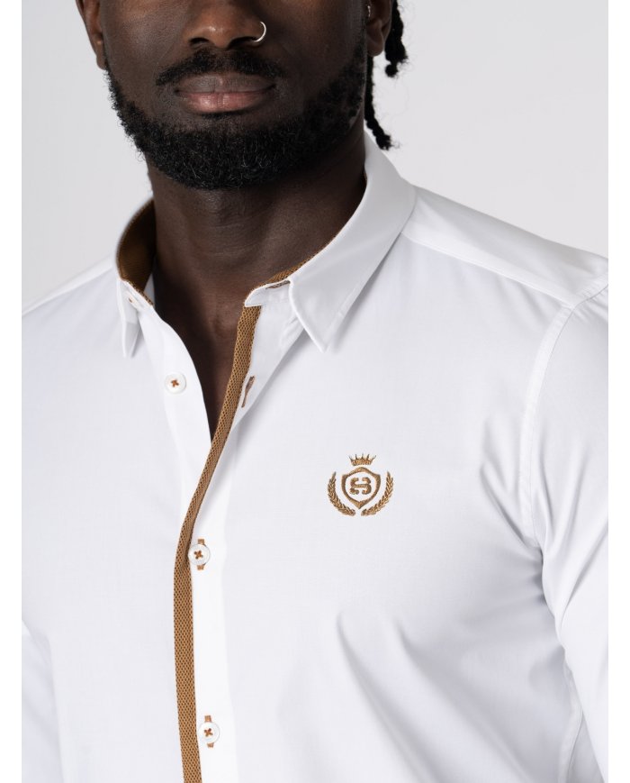 CAMISA SMK BRANCA CAMEL