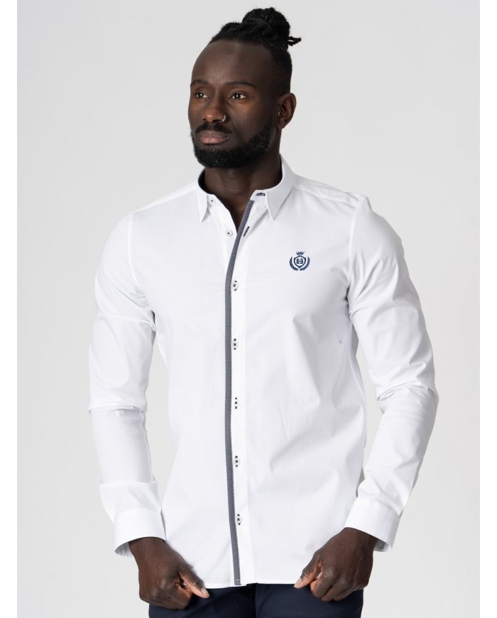 CAMISA SMK BRANCA MARINHO