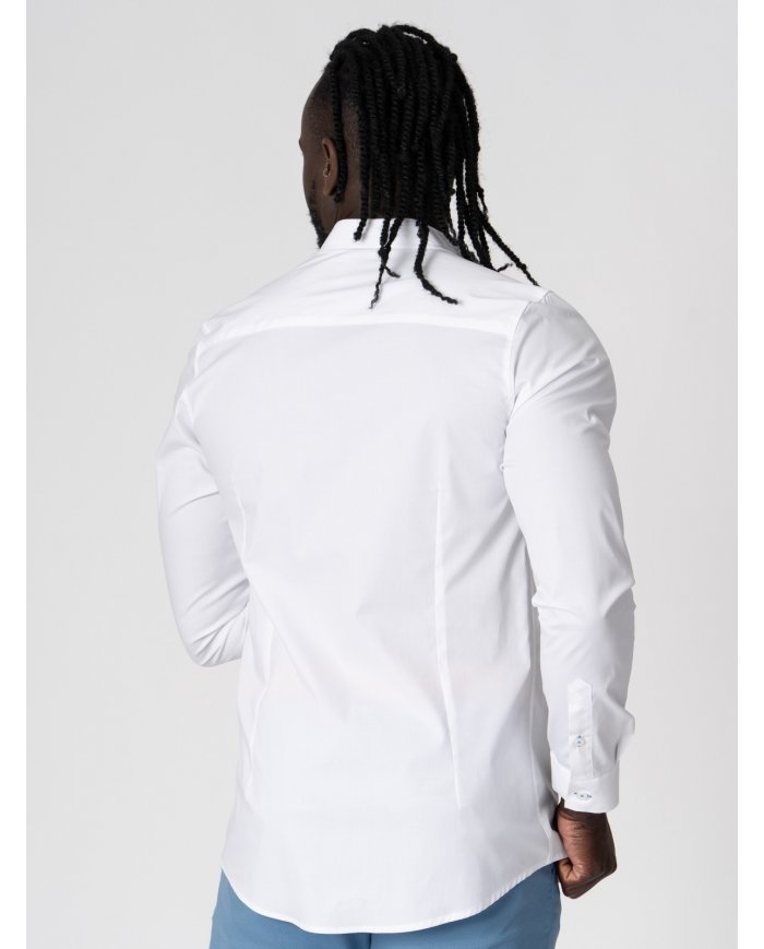 CAMISA SMK BRANCA TURQUESA
