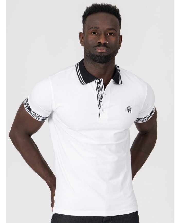 POLO SMK BRANCO PRETO