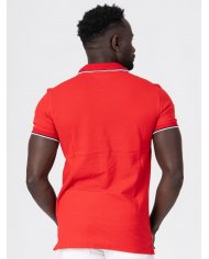 POLO SMK VERMELHO RISCAS