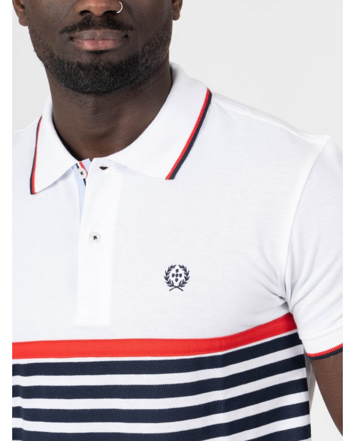 POLO SMK BRANCO RISCAS