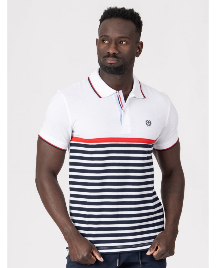 POLO SMK BRANCO RISCAS