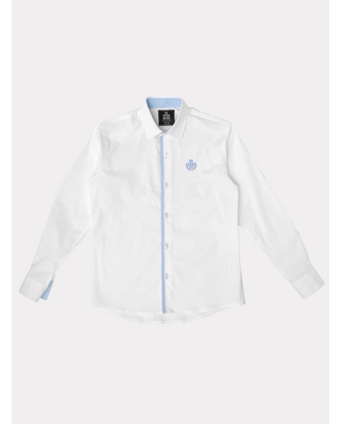 CAMISA SMKIDS AZUL BB CNTRST